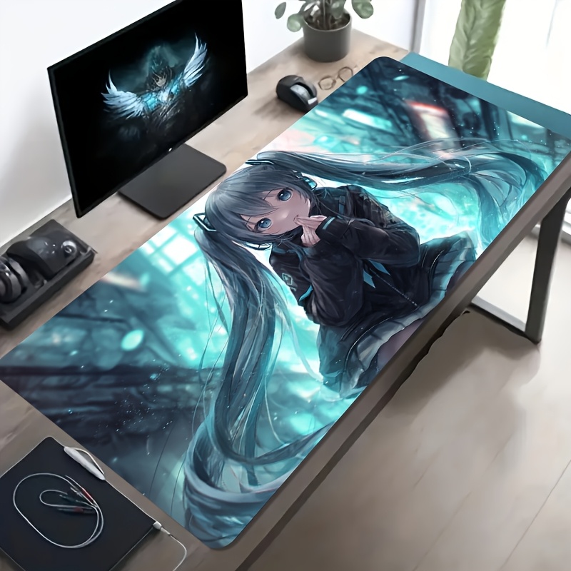 Esports Gaming Background - Large Esports Gaming Mouse Pad Twin-Tailed