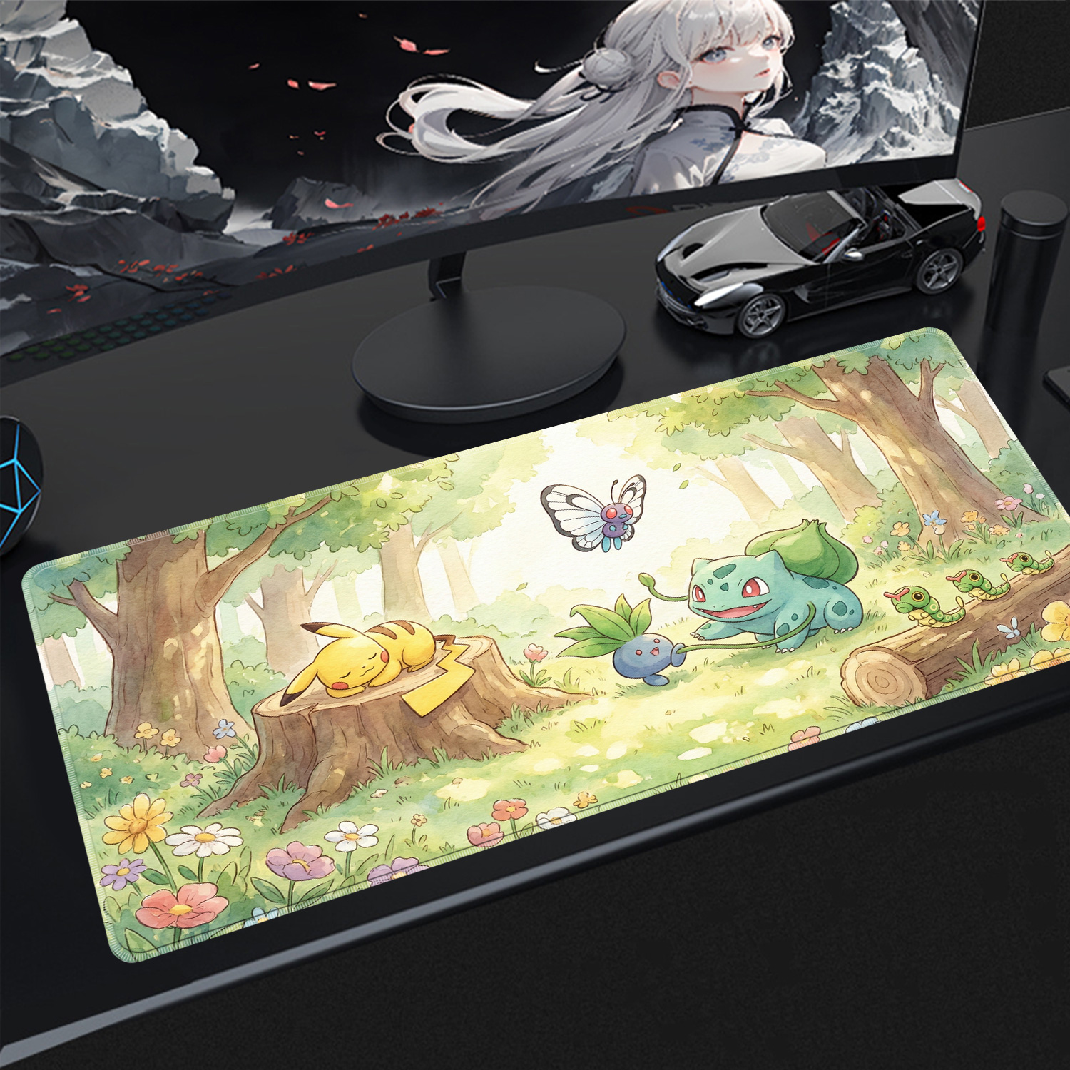 Esports Gaming Mice - Kawaii Mouse Pad Gaming PC Accessories