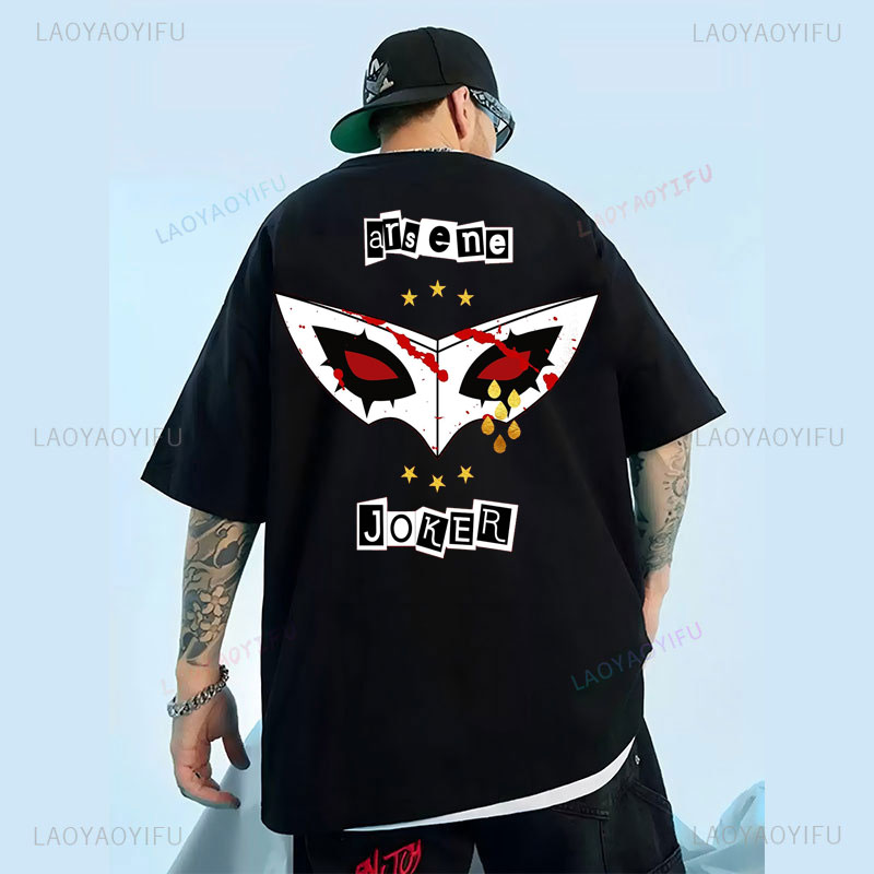 Esports Gaming Shirts - Persona 5 JOKER Anime Cartoon Gaming