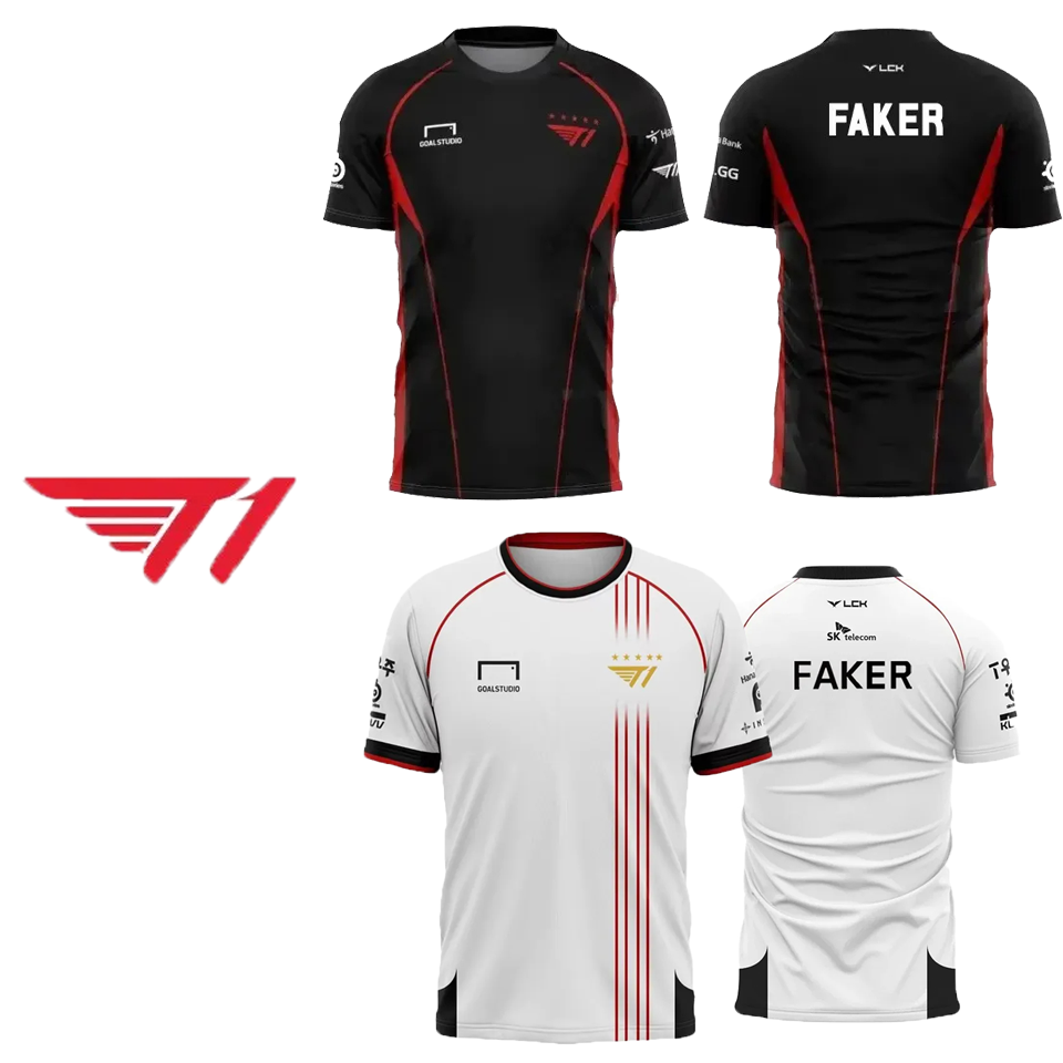 Faker Jersey T1 Team Champion  - Esports Gaming Shirts avis et prix