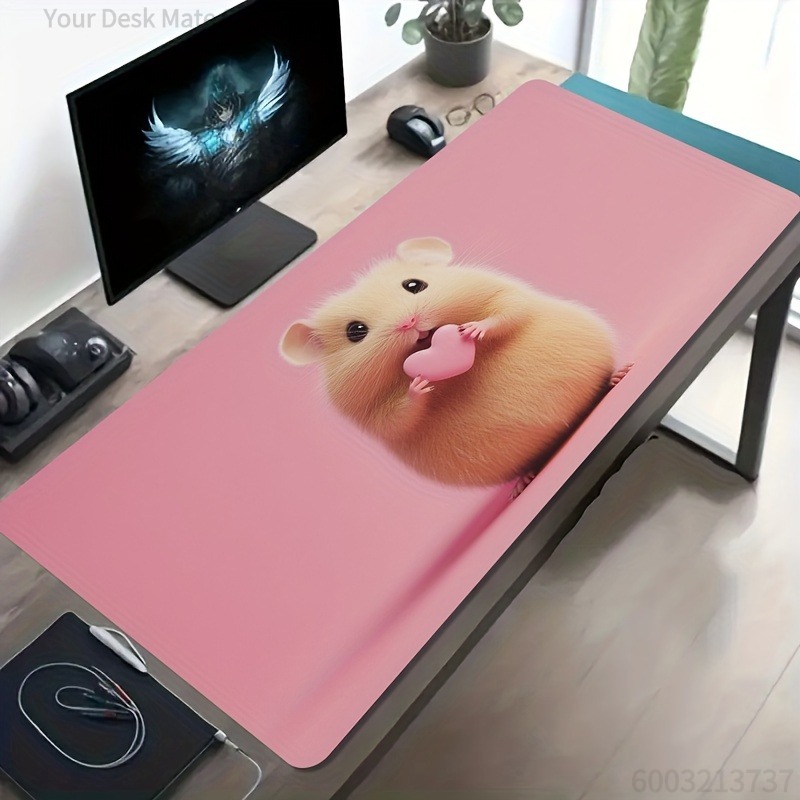 Hamster Hug Heart Pink Backgro - Esports Gaming Background avis et prix