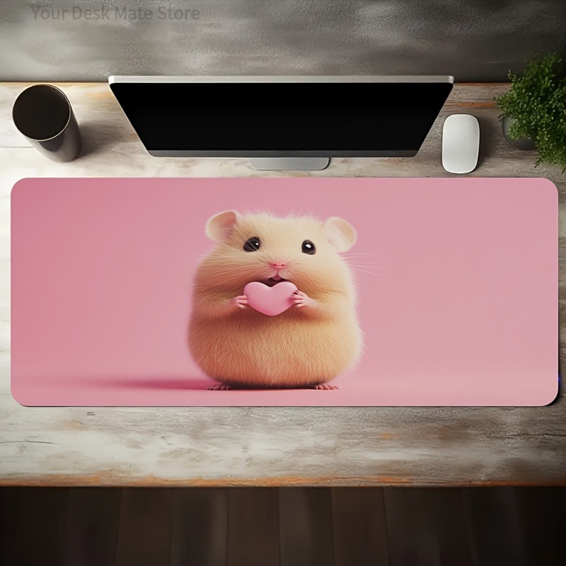 Hamster Hug Heart Pink Backgro - Esports Gaming Background avis et prix