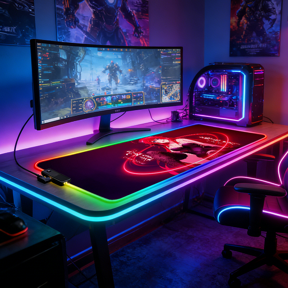 LED Lighting RGB Mouse Pad E-s - Esports Gaming High School avis et prix