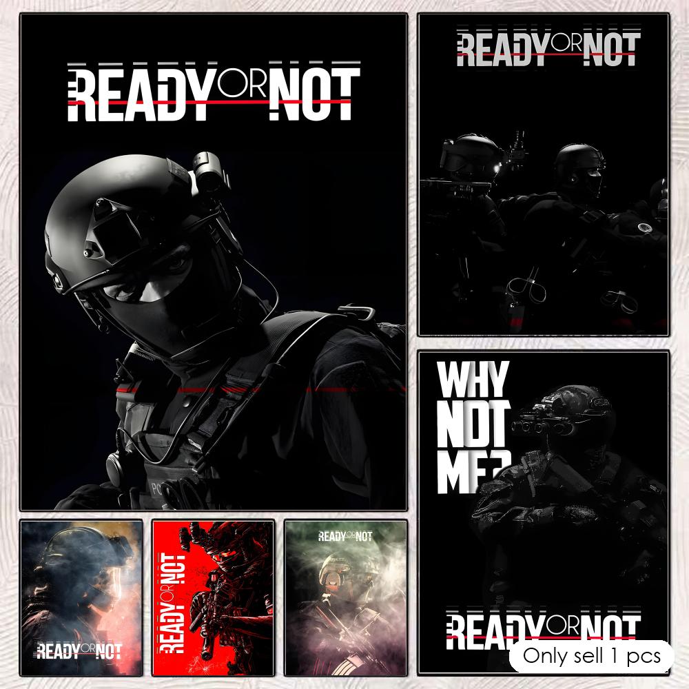 R-Ready or N-NotS Poster HD Wa - Esports Or Gaming avis et prix