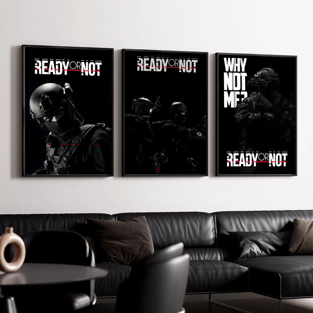 R-Ready or N-NotS Poster HD Wa - Esports Or Gaming avis et prix