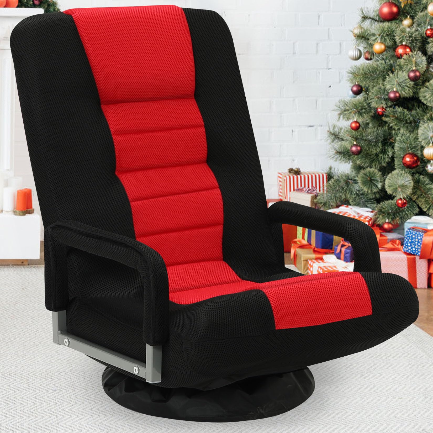 Red And Black Mesh Swivel Gami - Esports Gaming Degree avis et prix