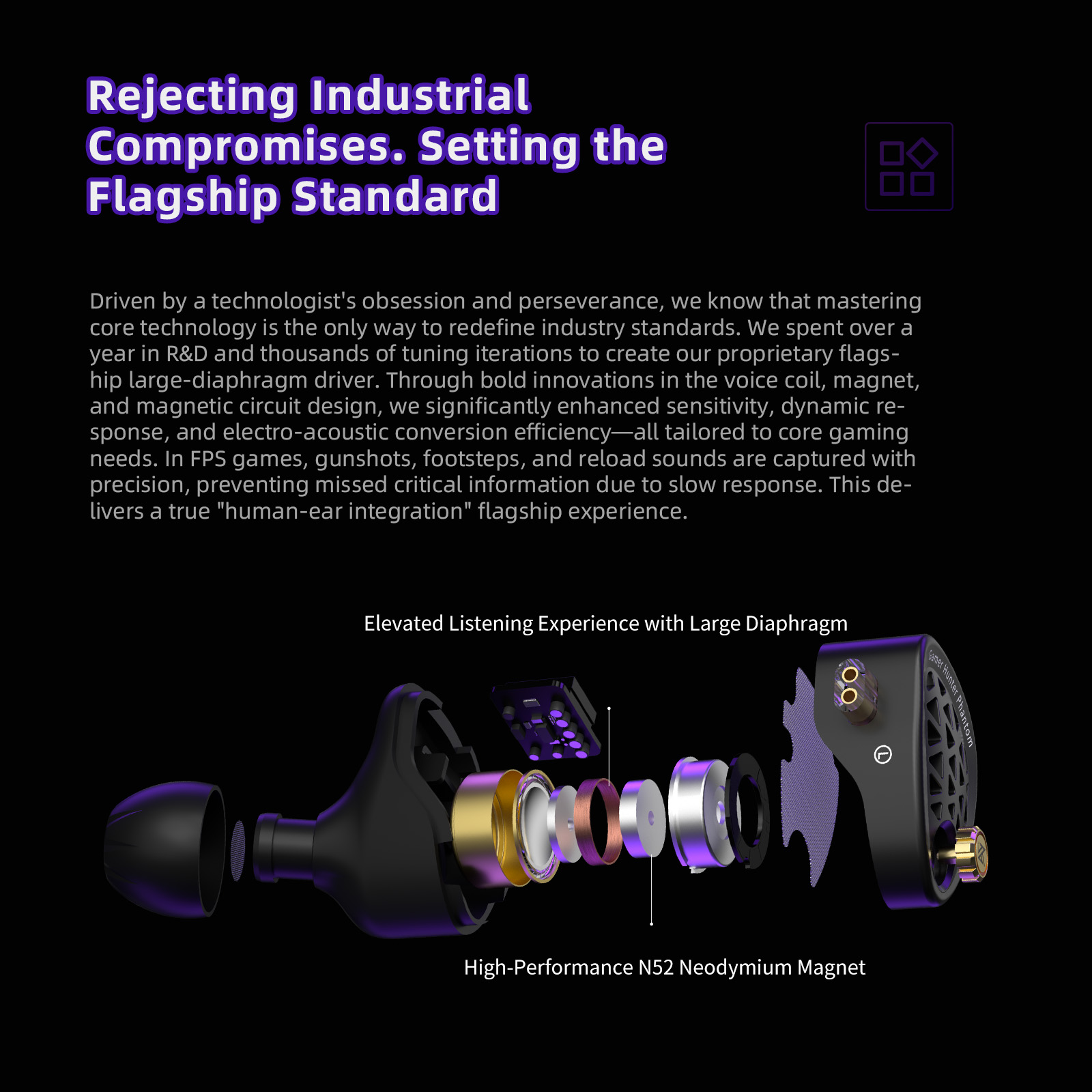 KZ Phantom HiFi Grade Flagship - Esports Gaming Phone avis et prix