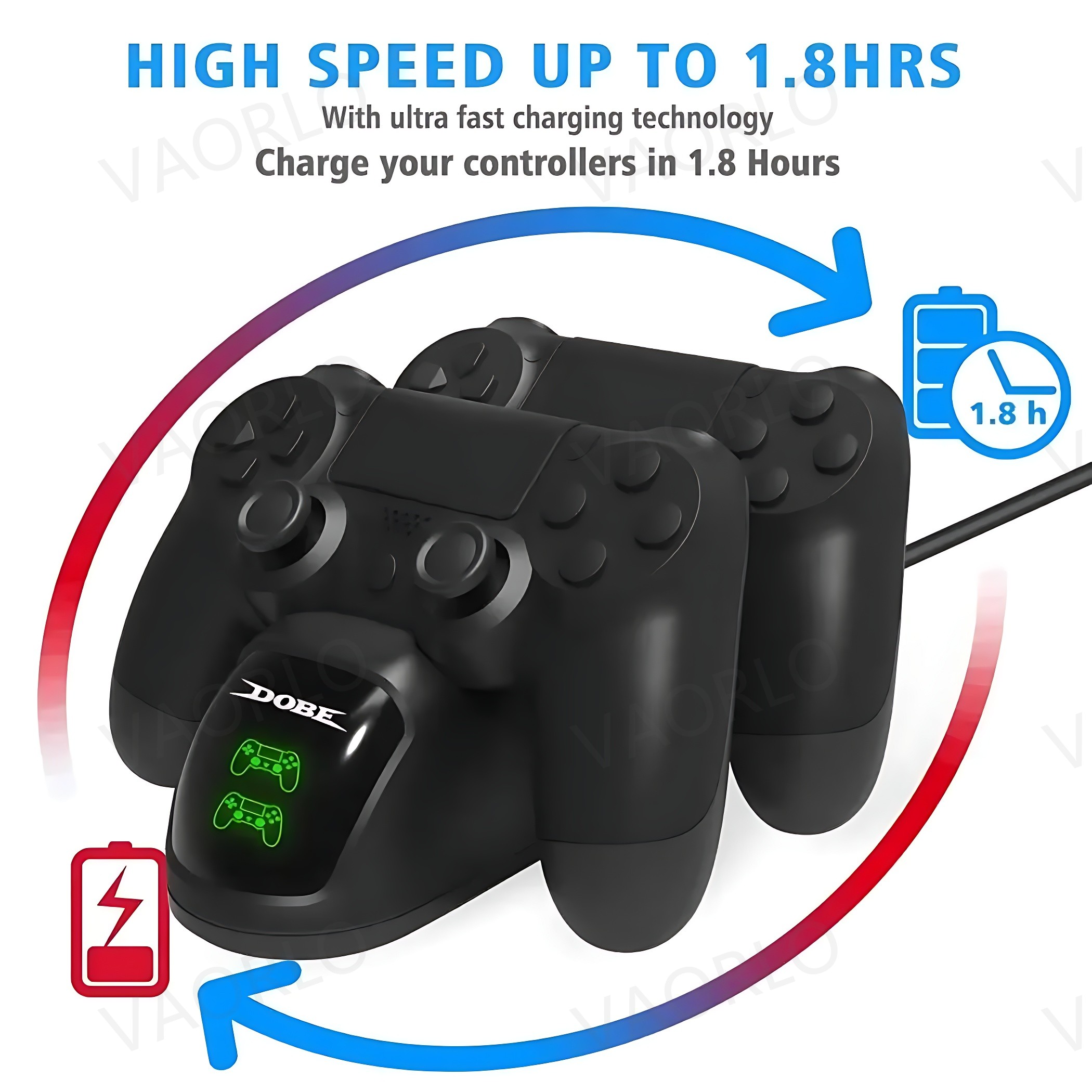 New PS4 Charging Station Wirel - Controller Charging Stand avis et prix