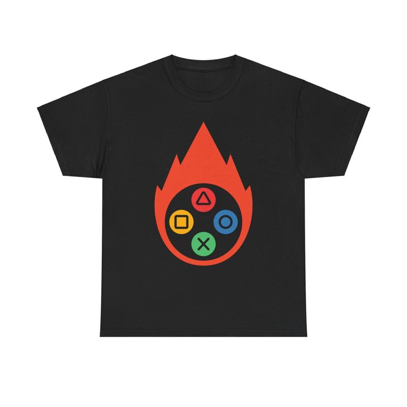 Game On Fire T Shirt gamer gam - Esports Gaming Free Fire avis et prix