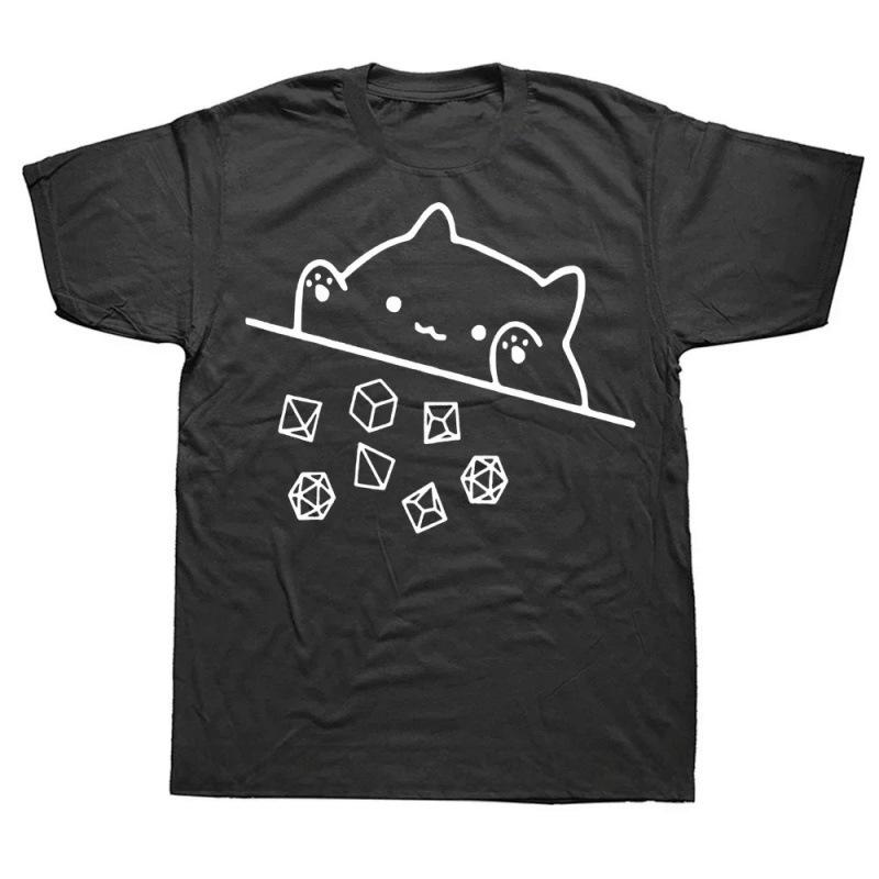 DnD Cat Dice Graphic Tee Cute  - Esports Gaming Shirts avis et prix