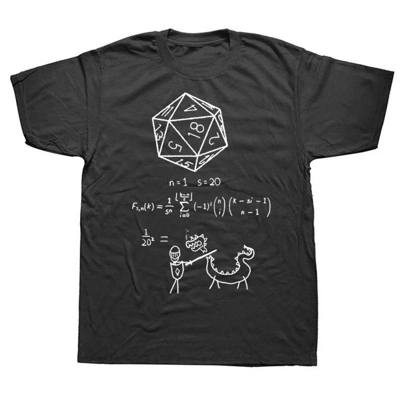 DnD Cat Dice Graphic Tee Cute  - Esports Gaming Shirts avis et prix