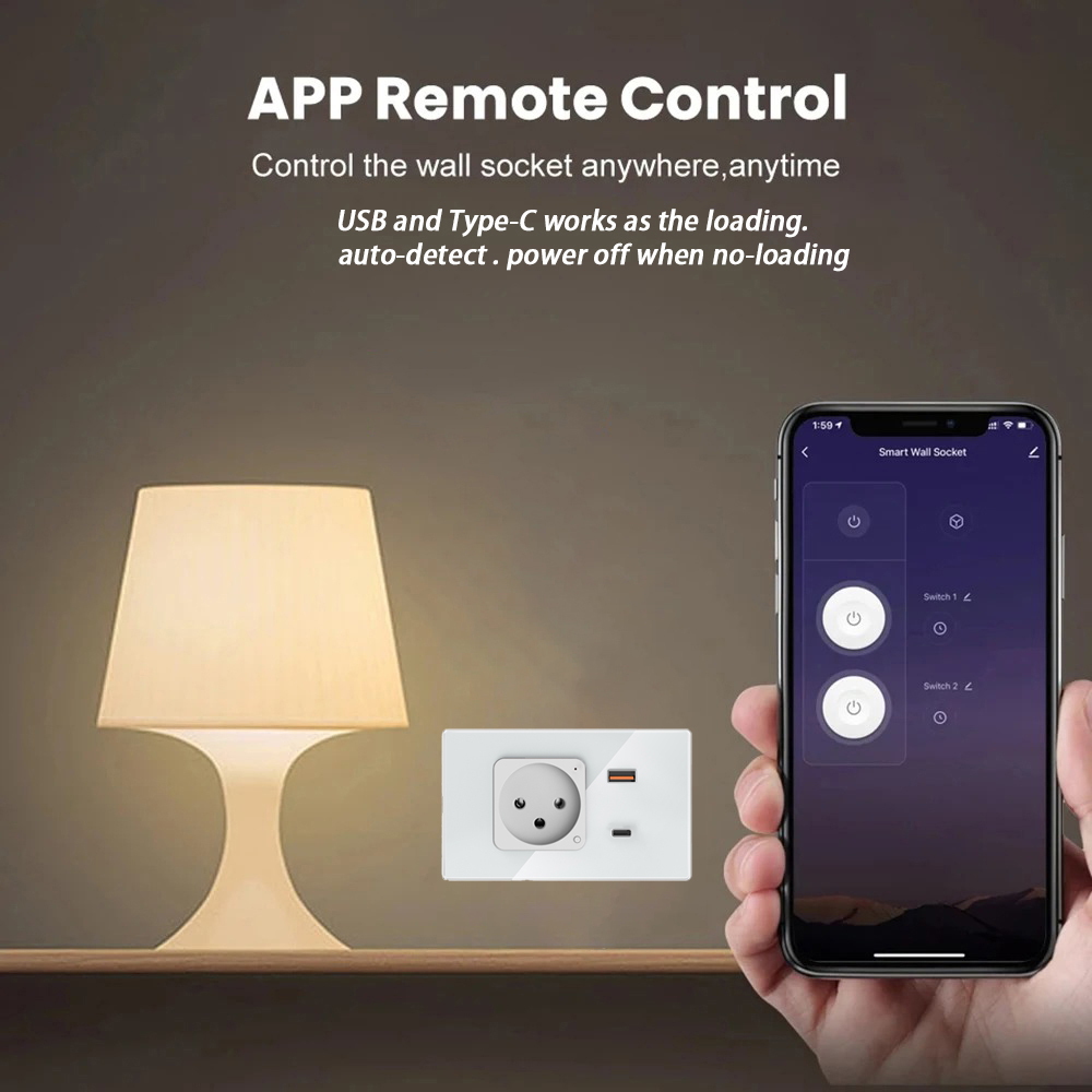 Adea Wifi Tuya Wall Socket Usb - Controller Charging Stand avis et prix