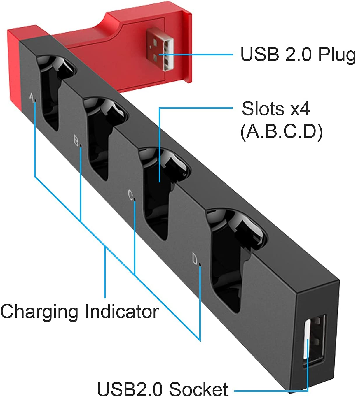 for Nintendo Switch Joy Con Co - Controller Charging Stand avis et prix
