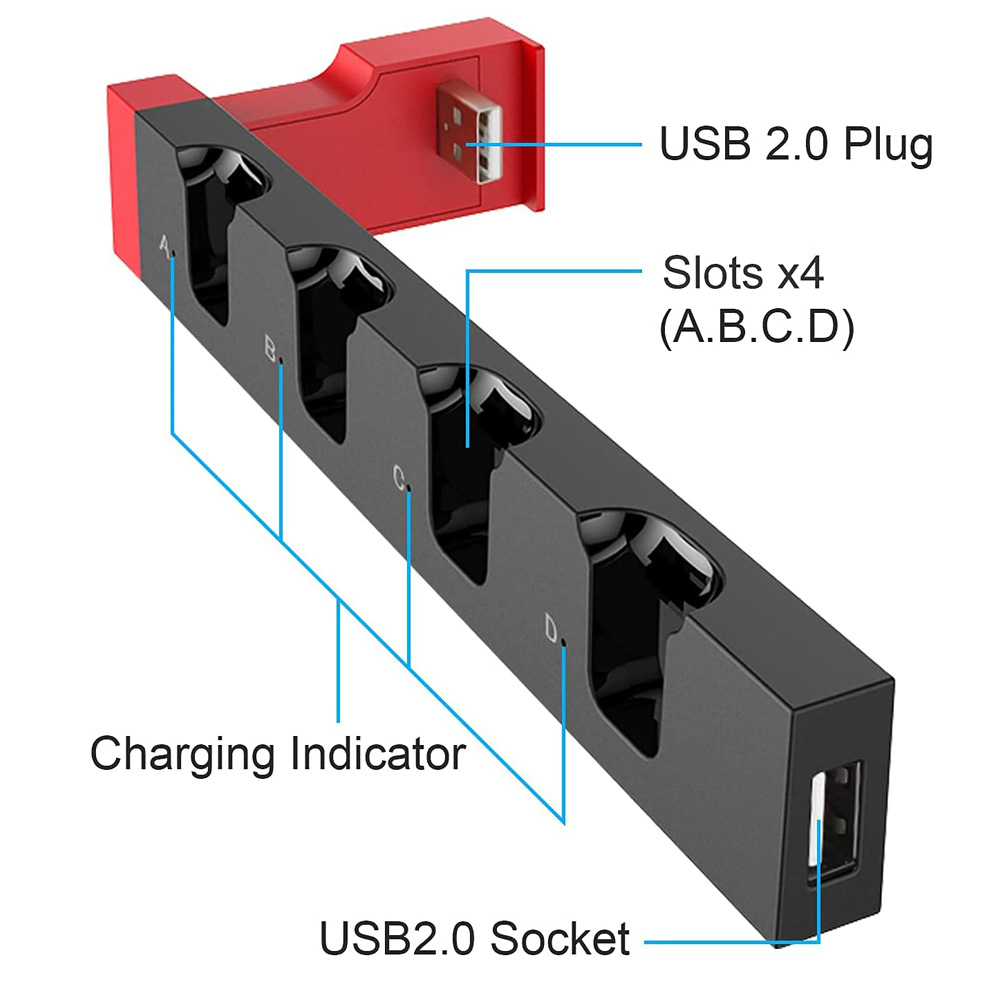 for Nintendo Switch Joy Con Co - Controller Charging Stand avis et prix