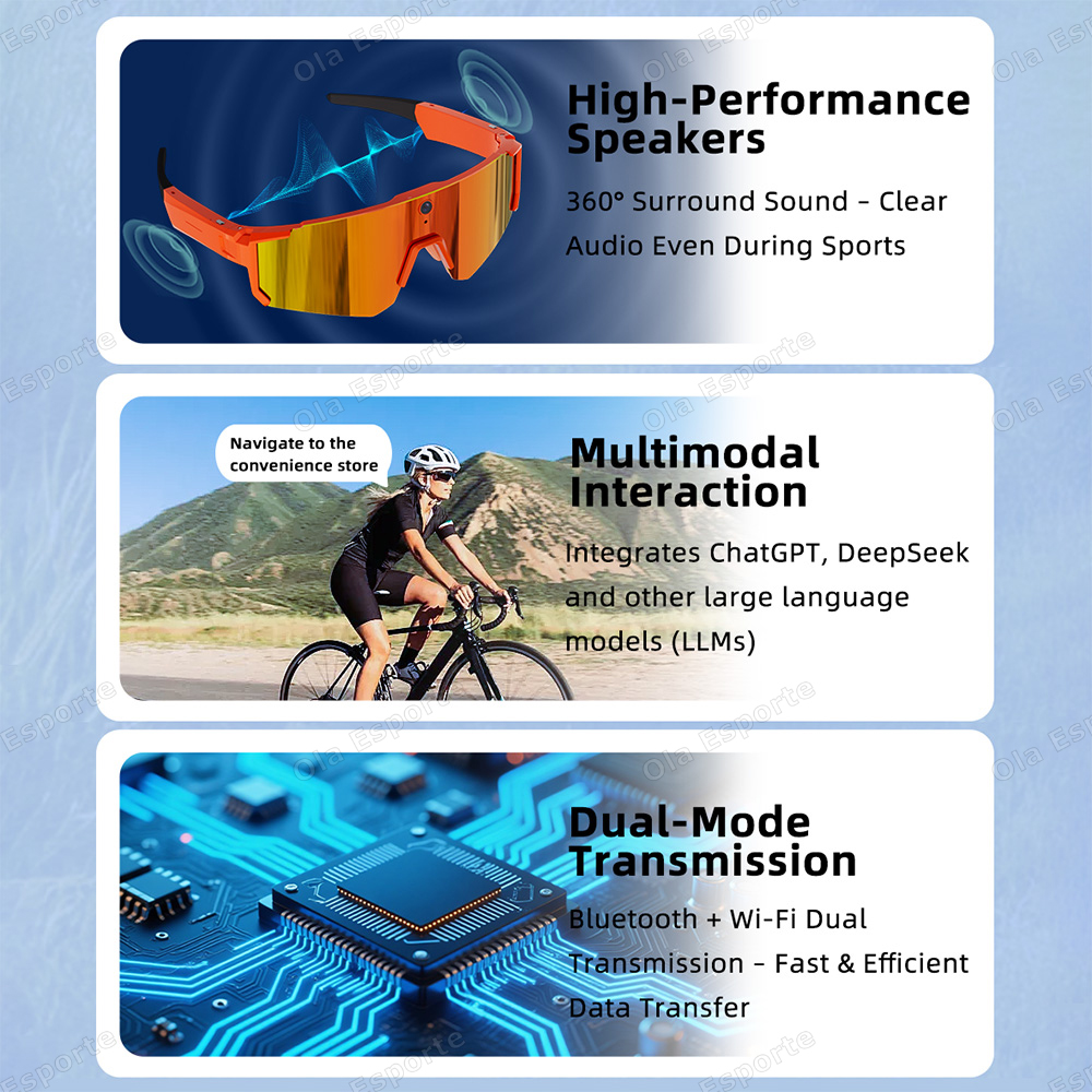 Sunscreen Smart Glasses AI Tra - Esports Gaming Pk avis et prix