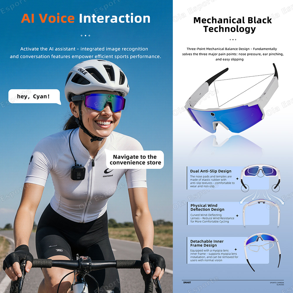 Sunscreen Smart Glasses AI Tra - Esports Gaming Pk avis et prix