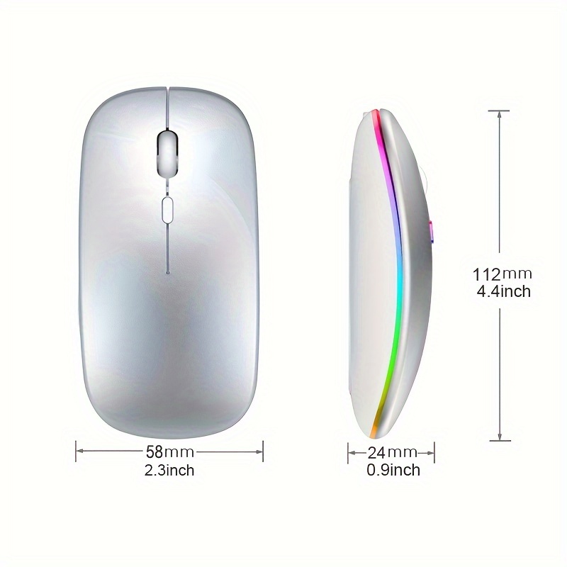 Wireless Mouse RGB Rechargeabl - Esports Gaming Mice avis et prix