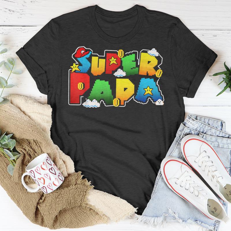 Gamer Super Papa Funny Father  - Esports Gaming Shirts avis et prix