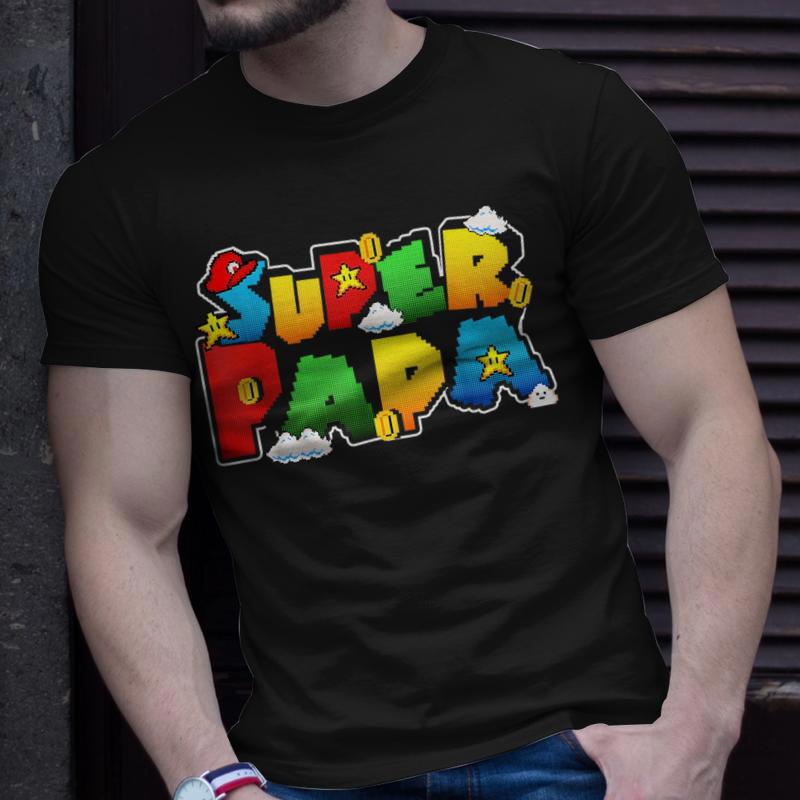 Gamer Super Papa Funny Father  - Esports Gaming Shirts avis et prix