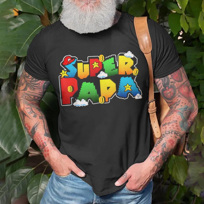 Gamer Super Papa Funny Father  - Esports Gaming Shirts avis et prix