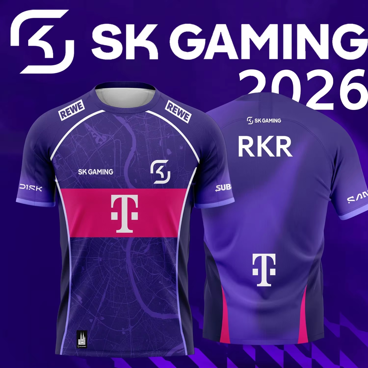 2026 New SK GAMING Esports Tea - Esports Gaming Shirts avis et prix