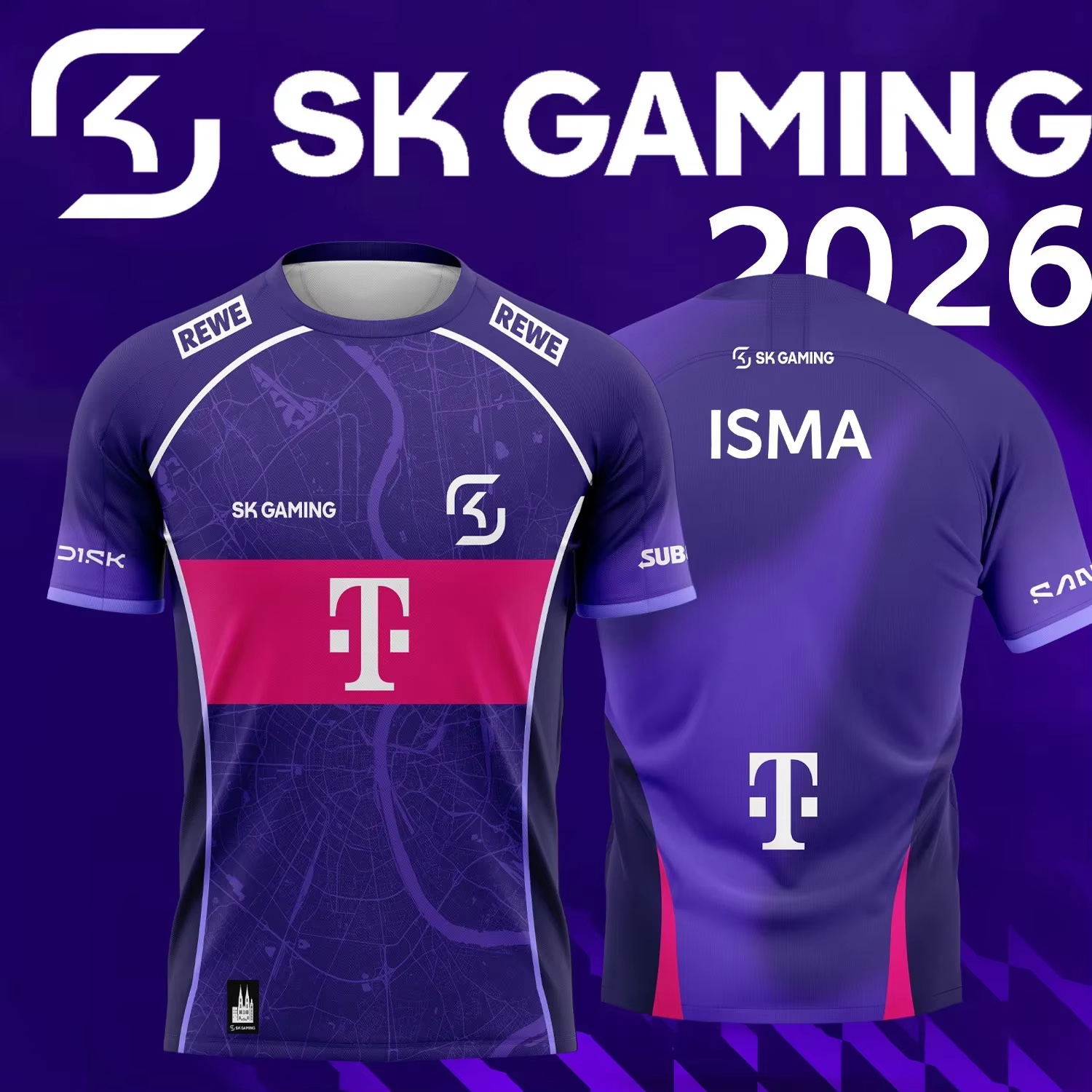2026 New SK GAMING Esports Tea - Esports Gaming Shirts avis et prix
