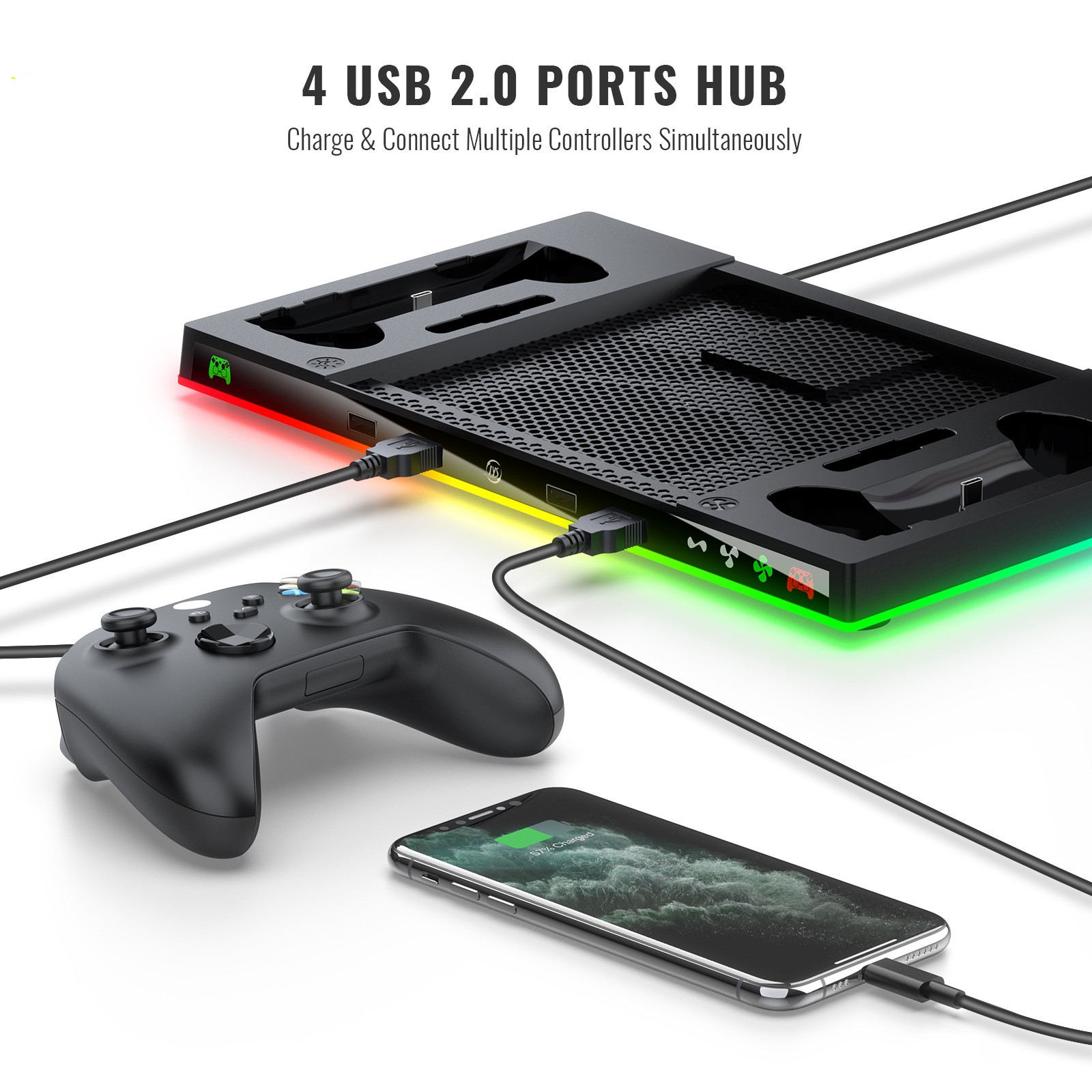 Charging Dock Stand with Cooli - Controller Charging Stand avis et prix