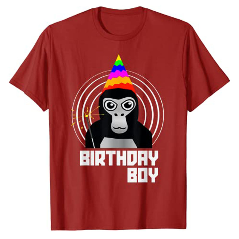 Gorilla Tag Birthday Boy VR Ga - Esports Gaming Shirts avis et prix