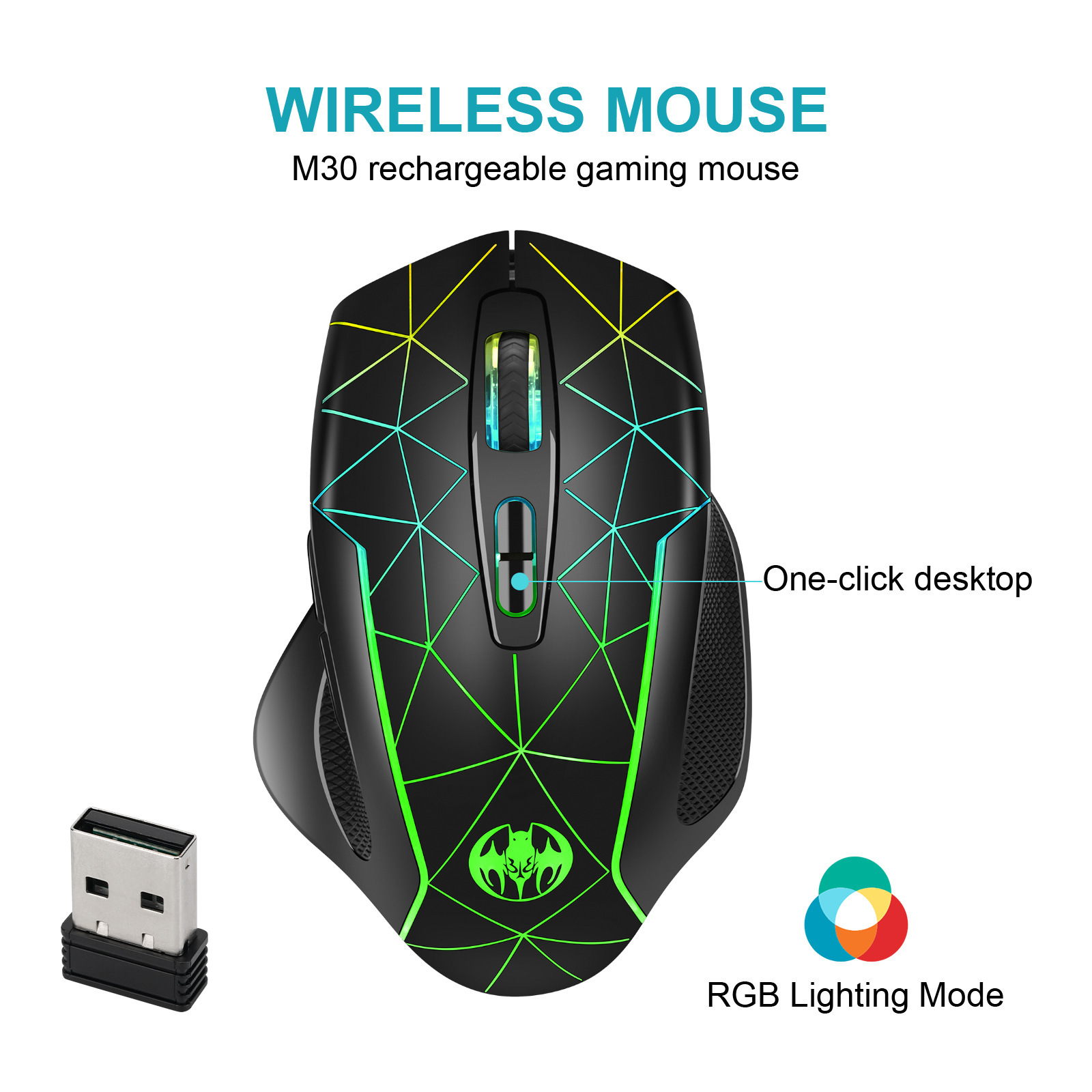 Wireless Charging RGB Light Ef - Esports Gaming Maus avis et prix