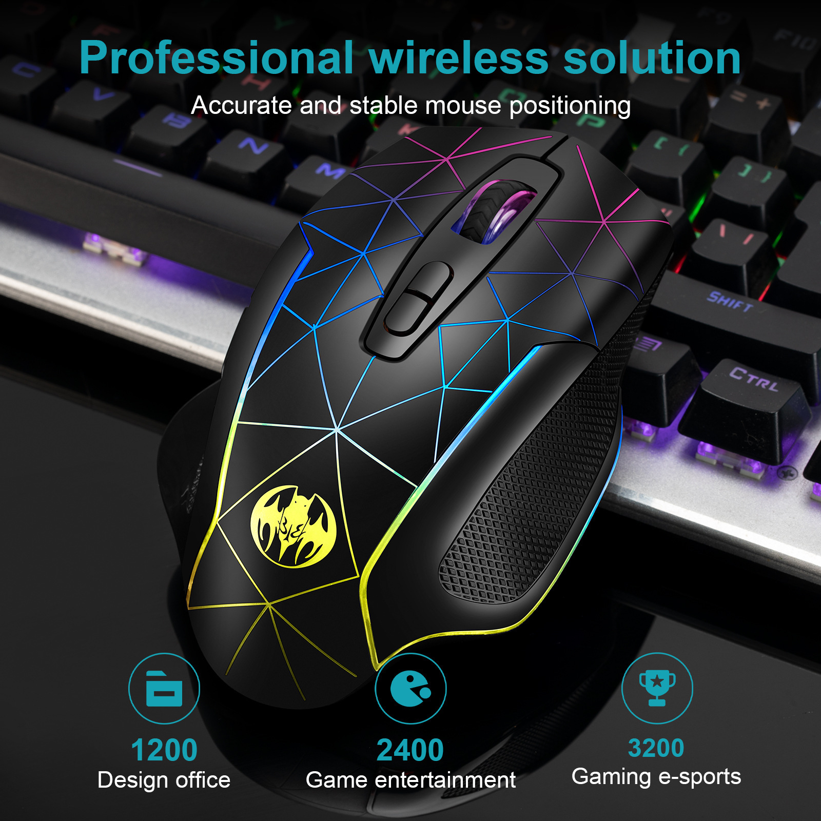 Wireless Charging RGB Light Ef - Esports Gaming Maus avis et prix
