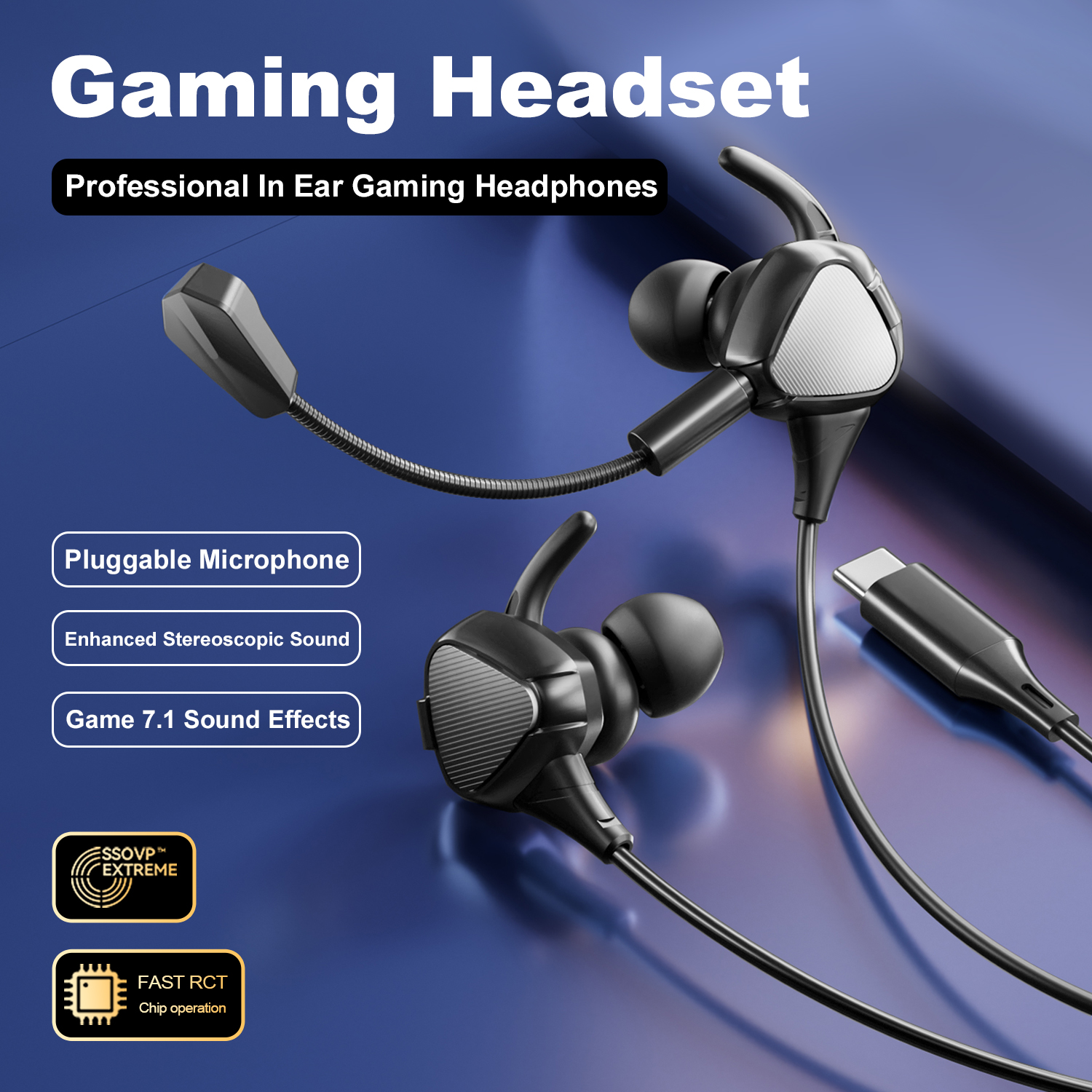In Ear Gaming Earphones With M - Esports Gaming Phone avis et prix
