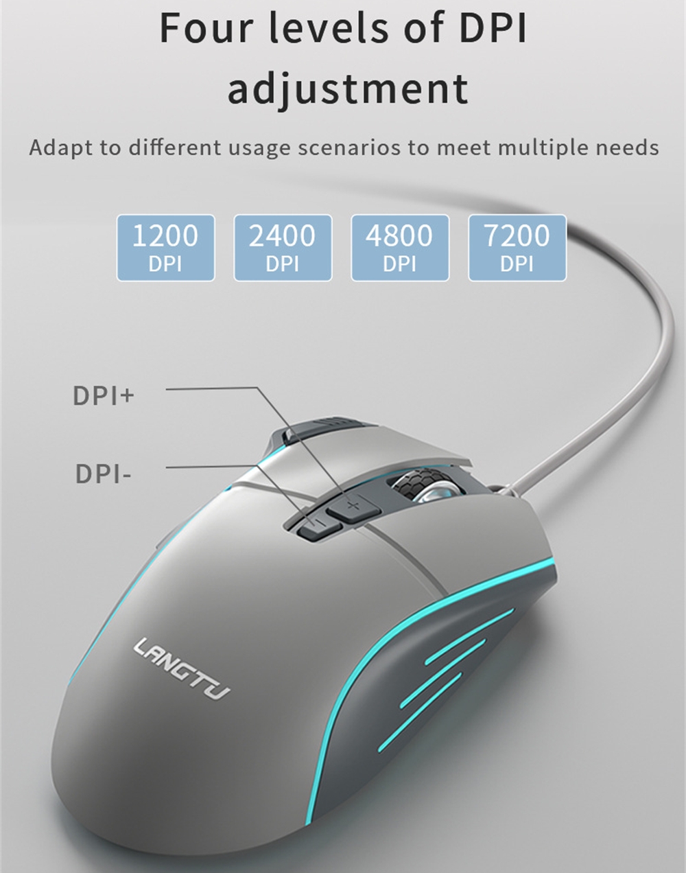 Professional Gaming Mouse 8 Ke - Esports Gaming Free Fire avis et prix