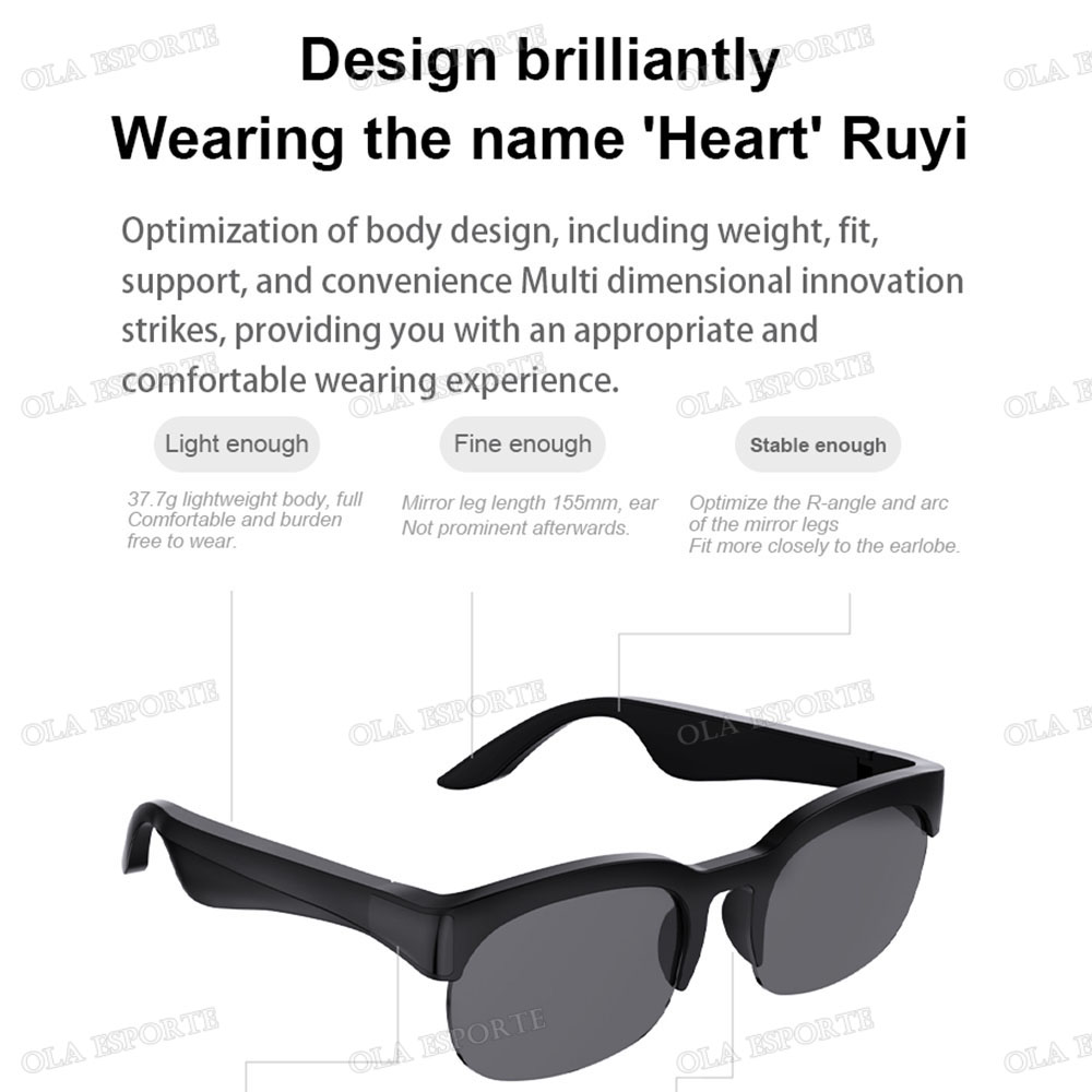 NEW Smart Glasses V5.3 Bluetoo - Esports Gaming Pk avis et prix